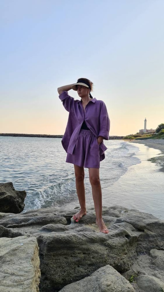Premium Linen Shirt, Women Linen Shirt, Oversized Linen Shirt, Loose Linen Shirt, Summer Linen Shirt, Long Sleeves Linen Shirt, Linen Shirt