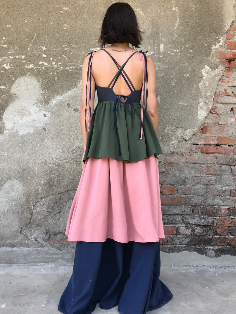 MULTI LAYER TIERED RUFFLE SEQUIN DRESS