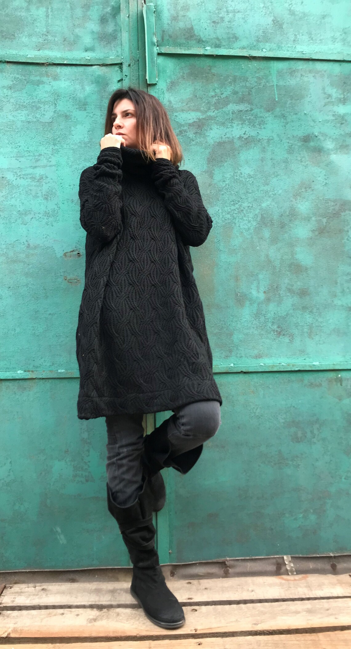 OVERSIZED SWEATER WITH TASSELS BLACKHEATH BETTY main image 0