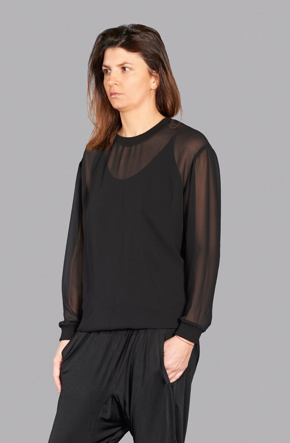 Black formal sweater womens discount