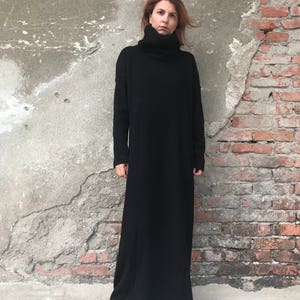 Plus Size Maxi Dress, Knit Sweater Dress, Long Maxi Dress, Winter Maxi ...