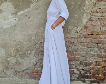 Wedding Dress Beach Wedding Dress Muslin Wedding Dress White Cocktail Dress White Dress White Muslin Dress White Double Gauze Dress Etsy Canada
