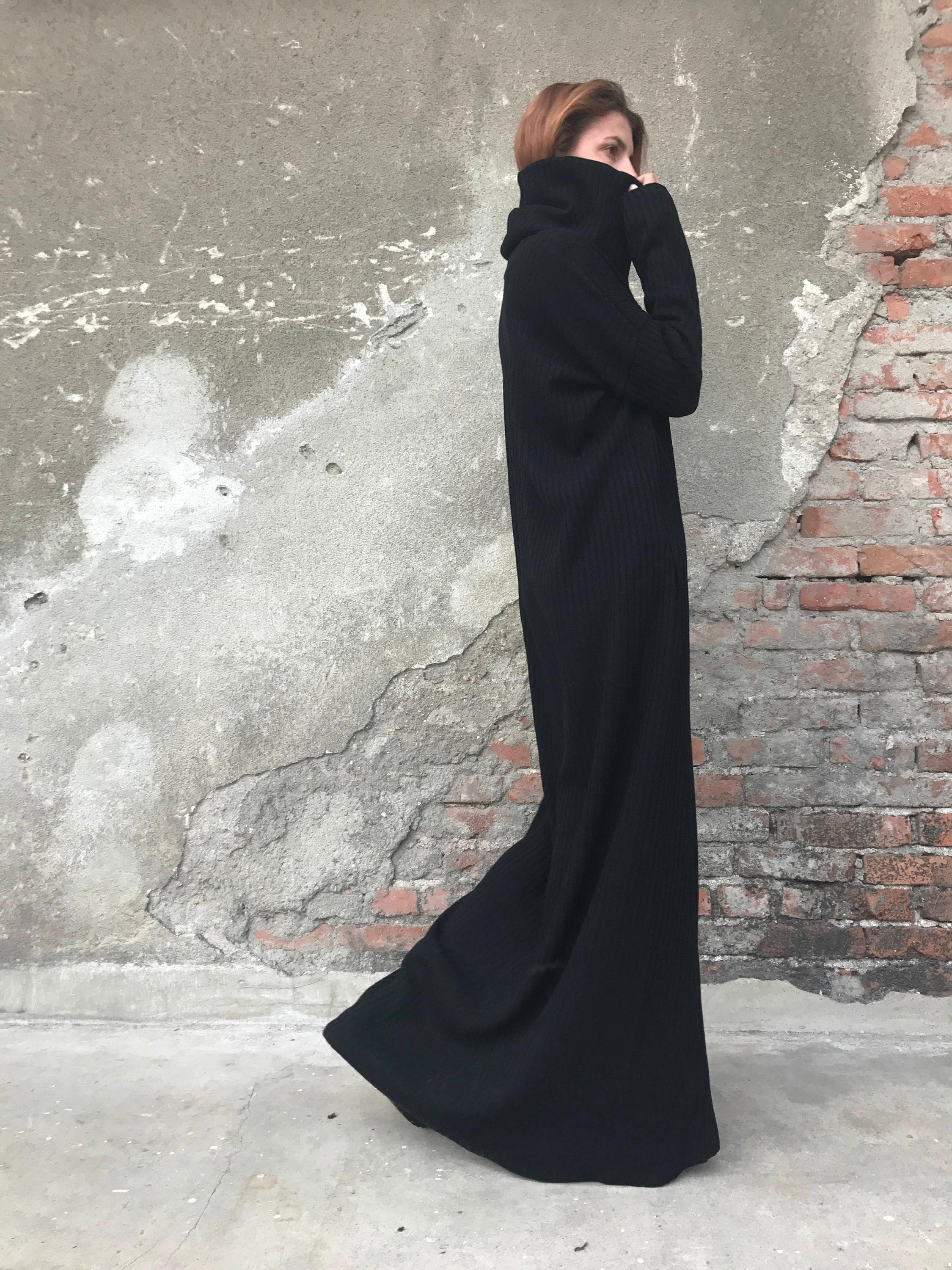 black long dress classy Elegant Long Black Lace Sleeveless Prom Dresses Long Slit Online main image 1