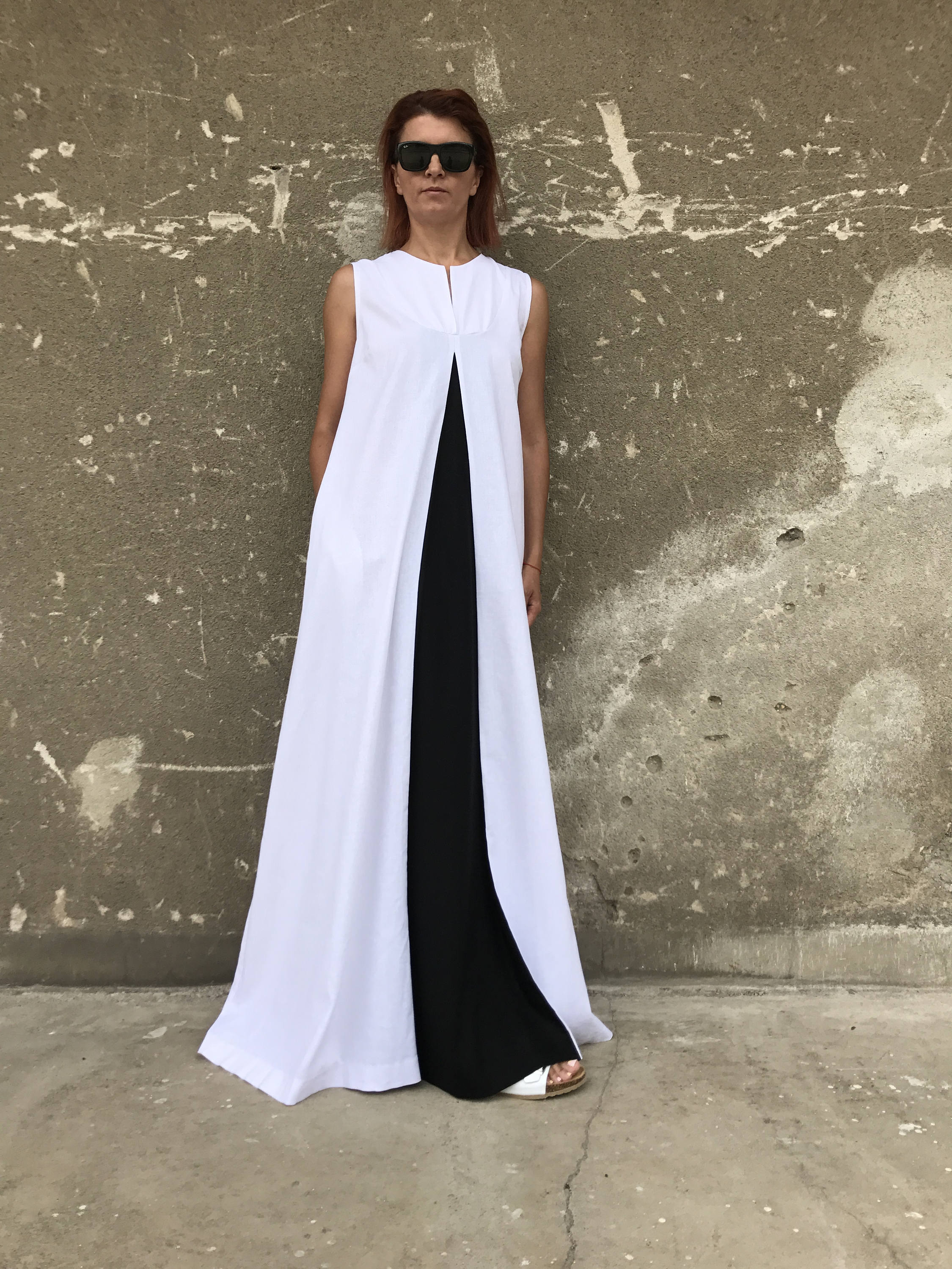 Plus Size Linen Dress Linen Maxi Dress 