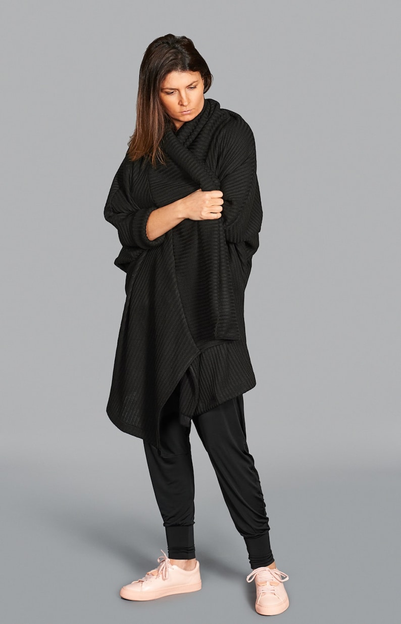 oversized midi cardigan