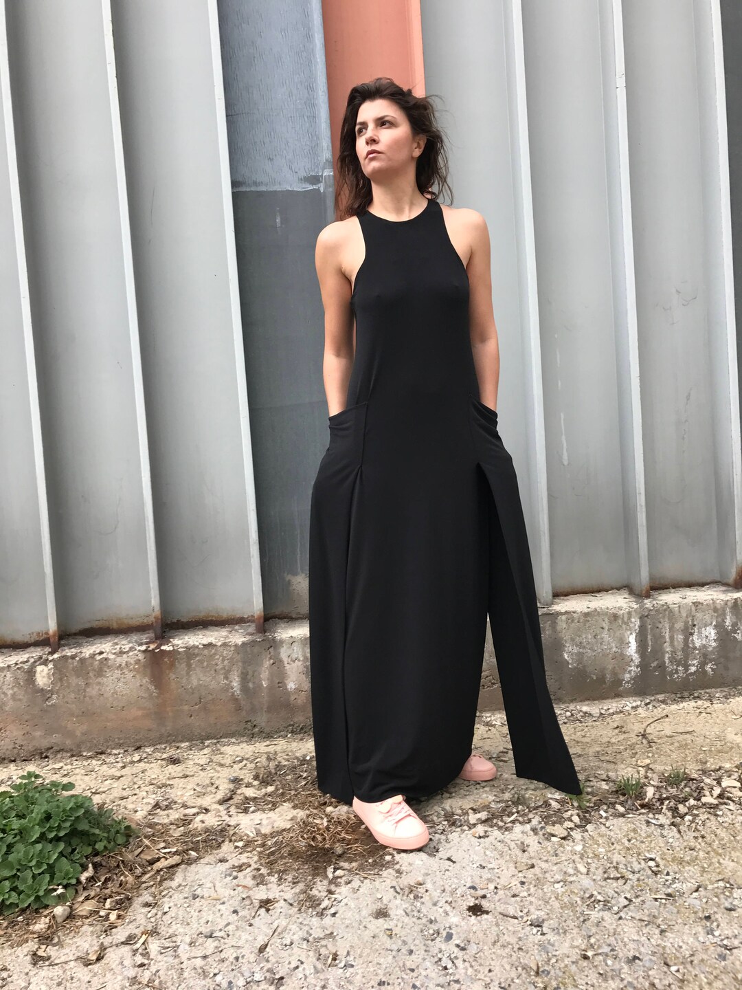 Black Maxi Dress Black Abaya Dress Casual Dress Black - Etsy