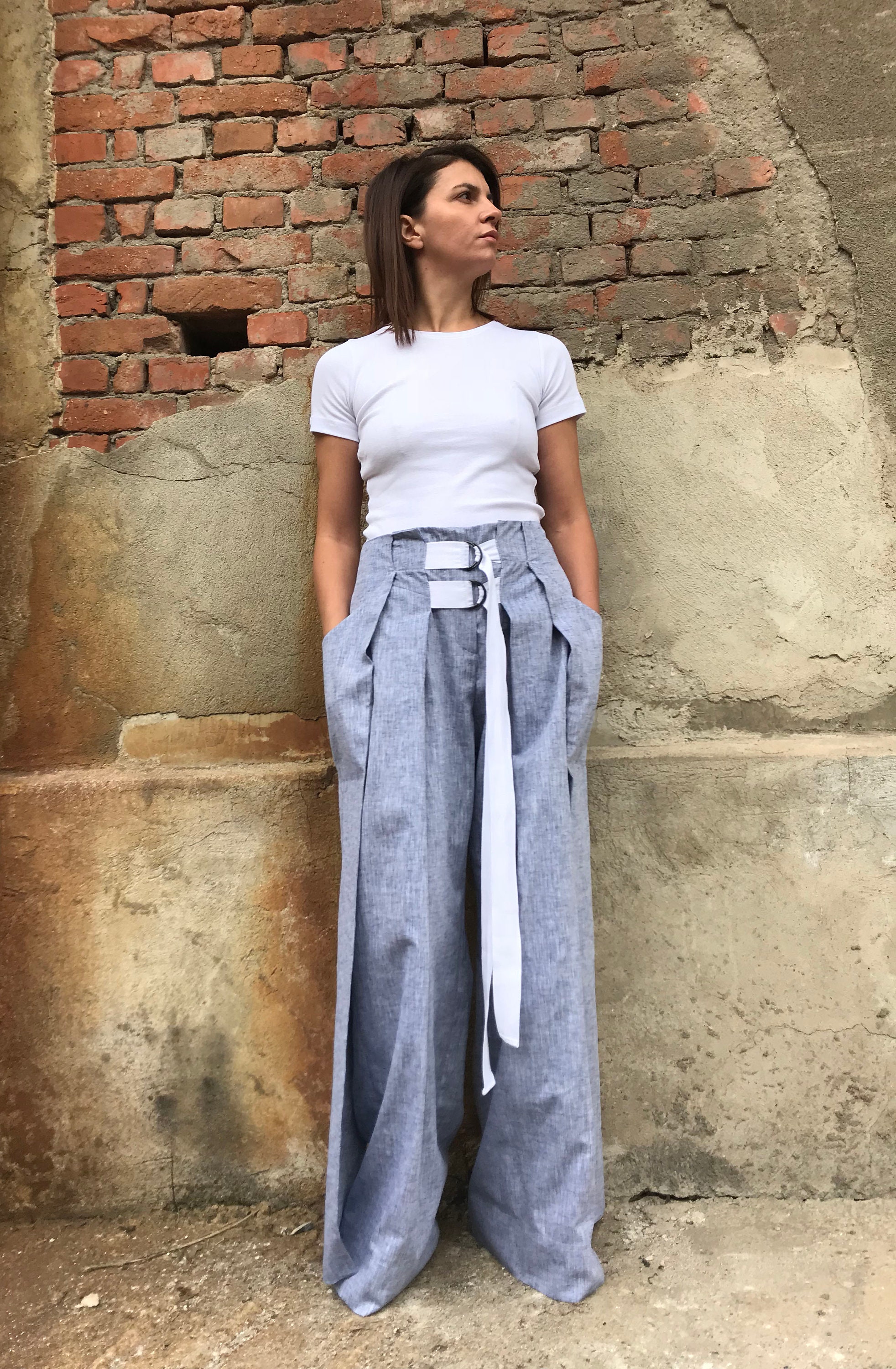 misses linen pants