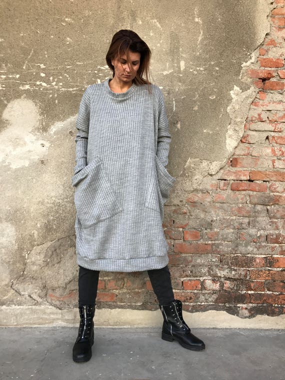 Loose Knit Sweater Women Sweater Dress 