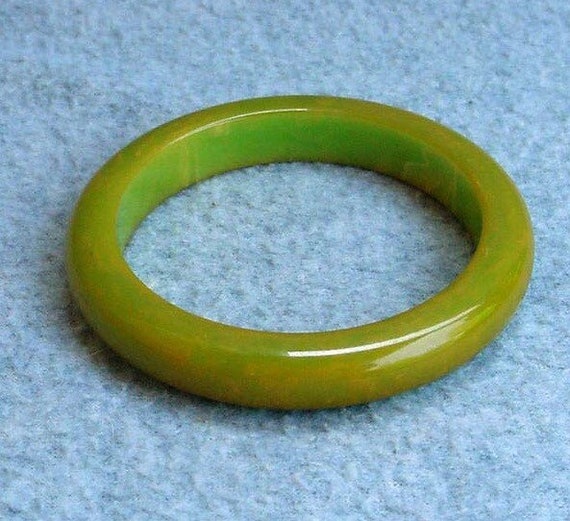 Bakelite Bangle Bracelet Art Deco Catalin Cuff 5/8