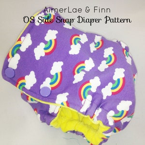 AimerLae & Finn OS Side Snap Diaper PATTERN