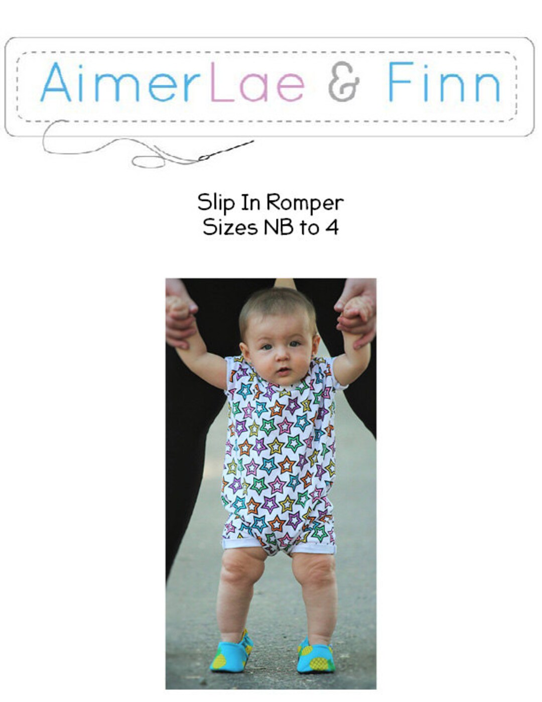 Aimerlae & Finn Slip in Romper PDF PATTERN - Etsy