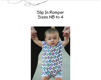 AimerLae & Finn Slip In Romper PDF PATTERN