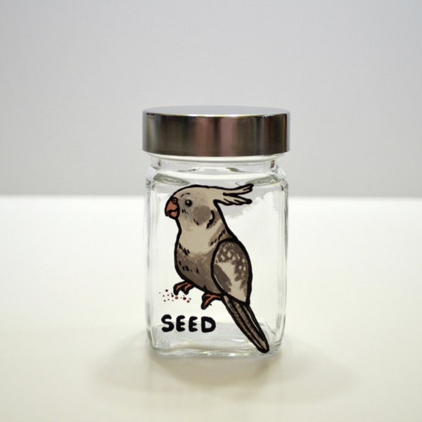 Bird Seed Jar | Treat Canister