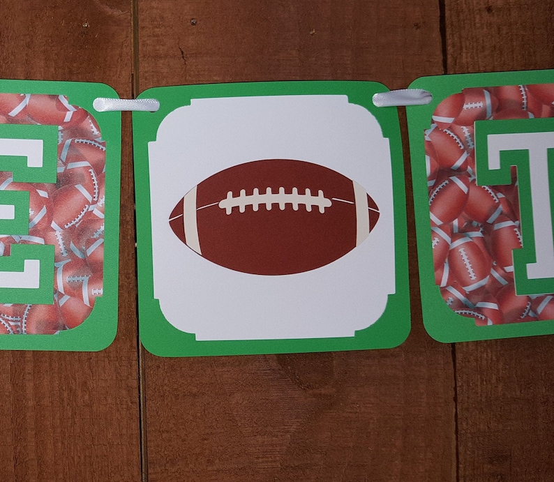 Birthday Party Football Party Decor Football Birthday Banner Football Party Decor FOOTBALL GAME TIME Banner Football Birthday Decor