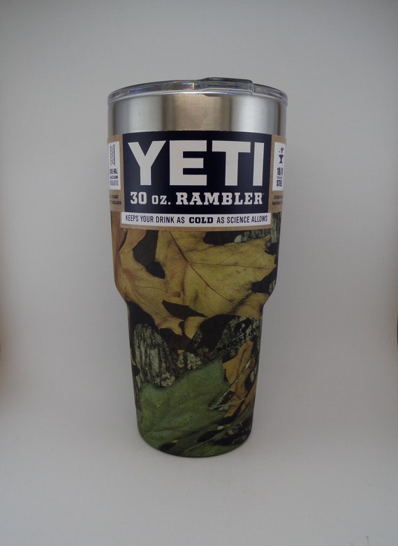 Camo Yeti Rambler 30 oz Camouflage Cup Mossy Oak Obsession Etsy