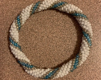 Seed Bead Crocheted Bracelet