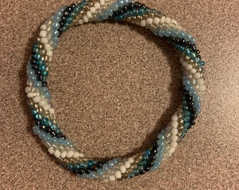 Seed Bead Crocheted Bracelet