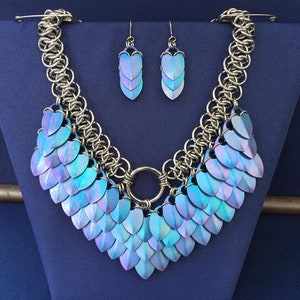 Goddess Kit - NO TUTORIAL INCLUDED - Titanium or Aluminum Scales Included - Custom Chainmaille Scalemaille Jewelry Materials