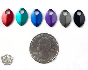 Petite AA "scales" for making scalemaille and chainmaille Jewelry -"Petite" Size PREMIUM Anodized Aluminum