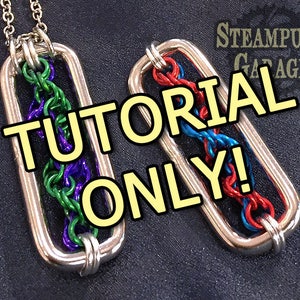 TUTORIAL DNA Double Helix Inverted Spiral Chainmaille Intermediate/Advanced image 1