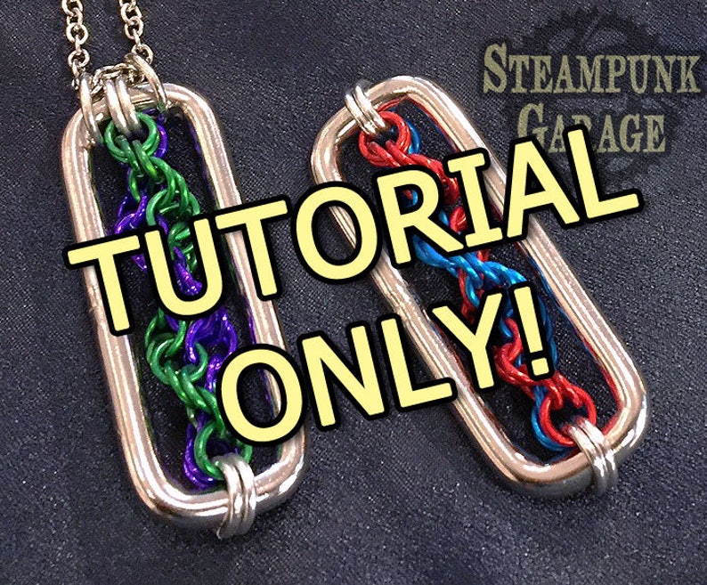 TUTORIAL DNA Double Helix Inverted Spiral Chainmaille Intermediate/Advanced image 1