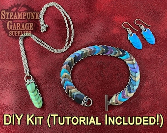 Petite Scale Kit - Linear Earrings, Pendant, or Bracelet - You choose! - TUTORIAL INCLUDED