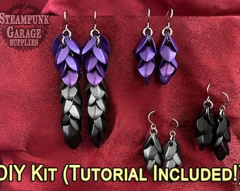 x3 KIT - Shaggy Scales Earring Kit with "Petite" Scales