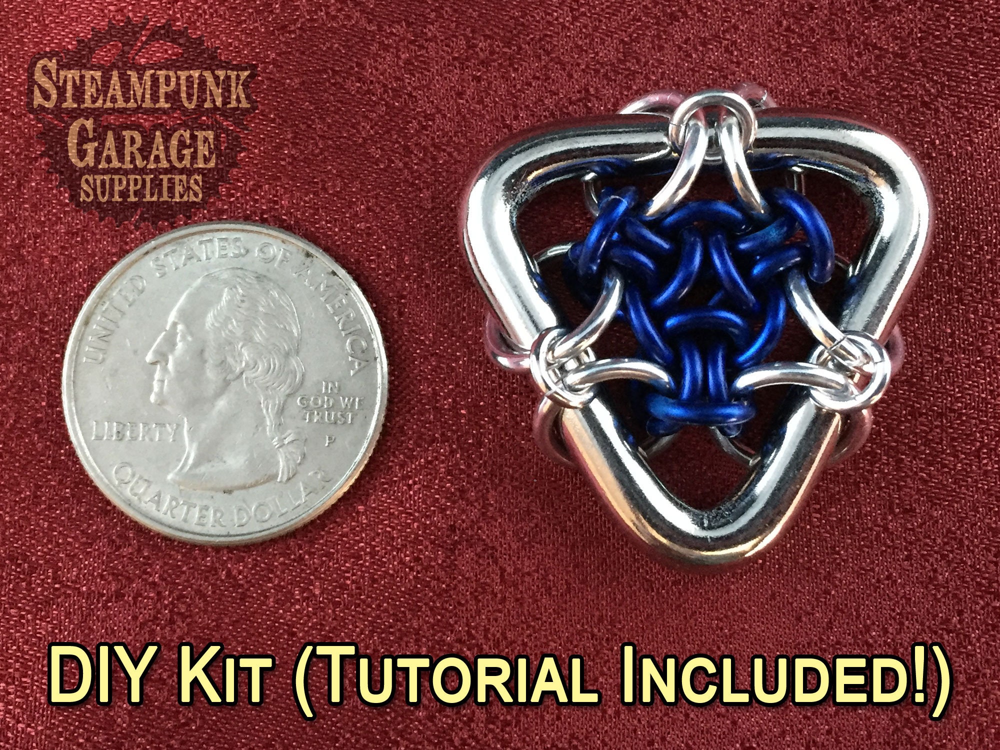 x1 KIT - Hex Capacitor Pendant - Tutorial included with every kit!  F…
