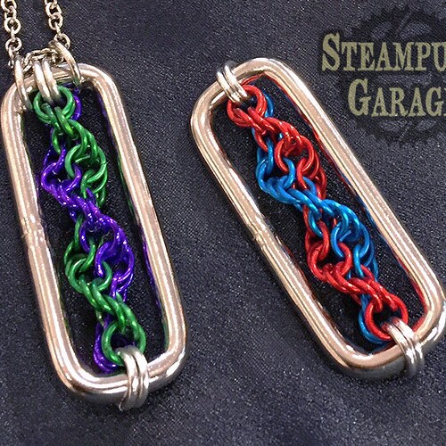 TUTORIAL DNA Double Helix Inverted Spiral Chainmaille Etsy