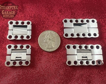 CLASP for Watch Band / Cuff Fastener - 100% Stainless Steel - Strong for Wide Bracelets!!! - Custom Chainmaille Jewelry Suppllies