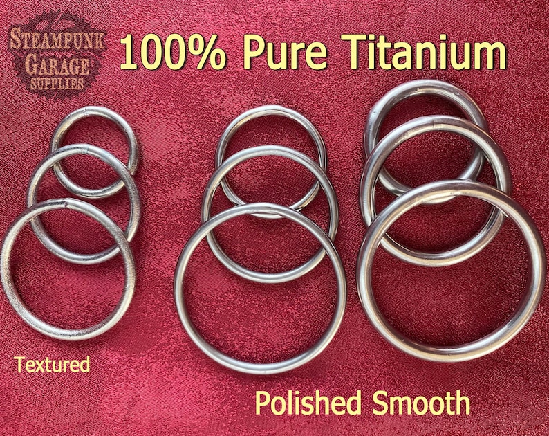 X1 TITANIUM Welded O-ring - PURE TITANIUM - Commercially Pure ...