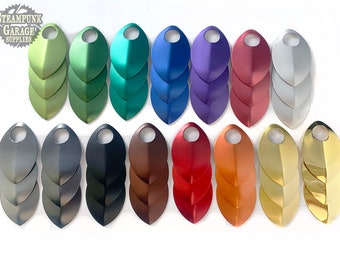 PREMIUM AA "scales" for making scalemaille and chainmaille Jewelry - LARGE Anodized Aluminum