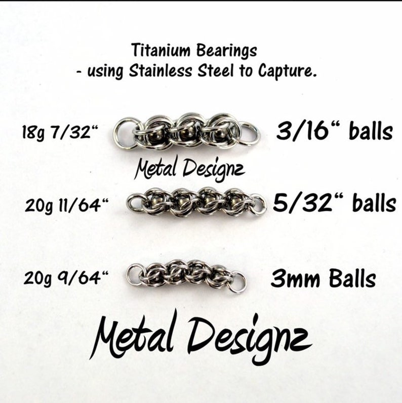 Titanium Ball Bearings x 10 packs Plain color with mirror finish great for anodizing Medical and Aeronautical grade 5 image 7