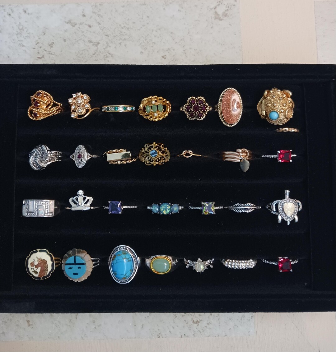 29pc Destash Vintage Modern Handmade Statement Rings Lot - Etsy