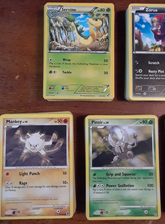 52 Pokemon Cards Lot Vintage Modern For Repurpose Upcycling