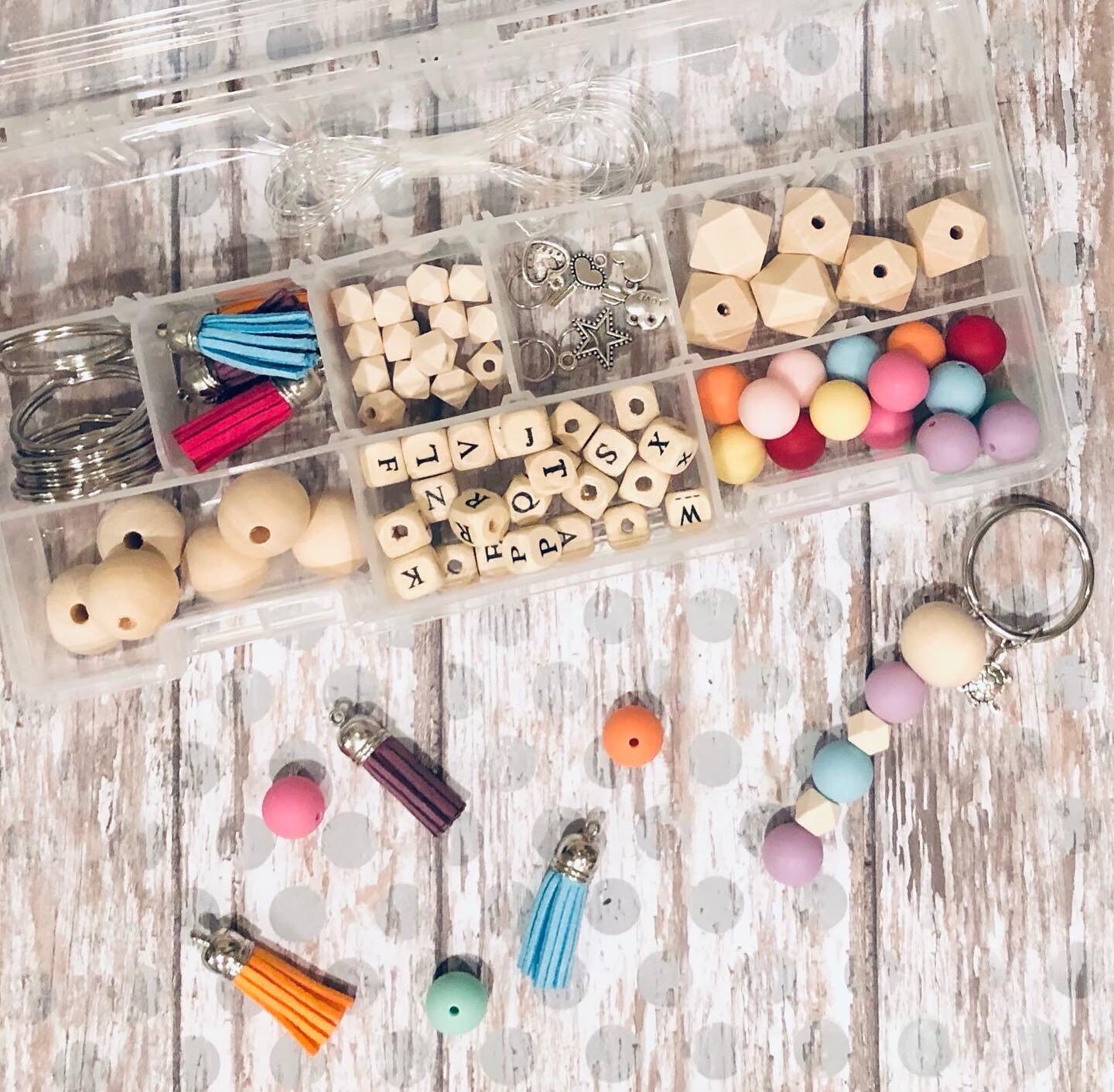 DIY Keychain Kitwith Tassels Make Your Very Own Keychains Etsy