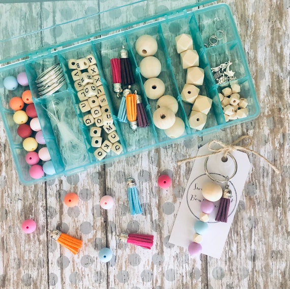 DIY Keychain Kitwith Tassels Make Your Very Own Keychains Etsy