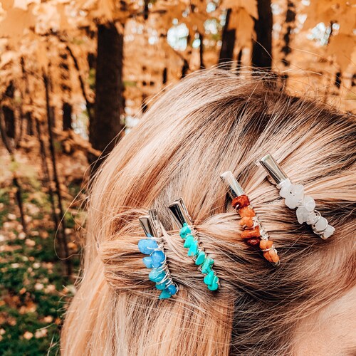 Raw Amethyst Nugget Hair Adornment crystal Hair Comb Boho Etsy