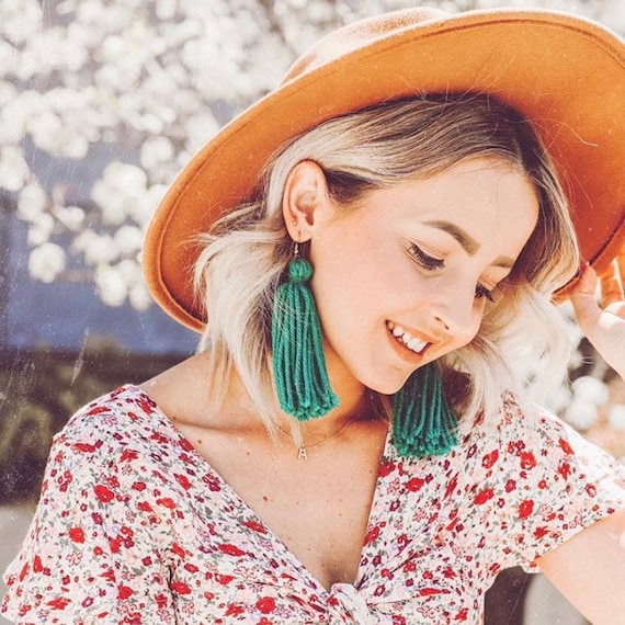 Oversized Tassel Earrings