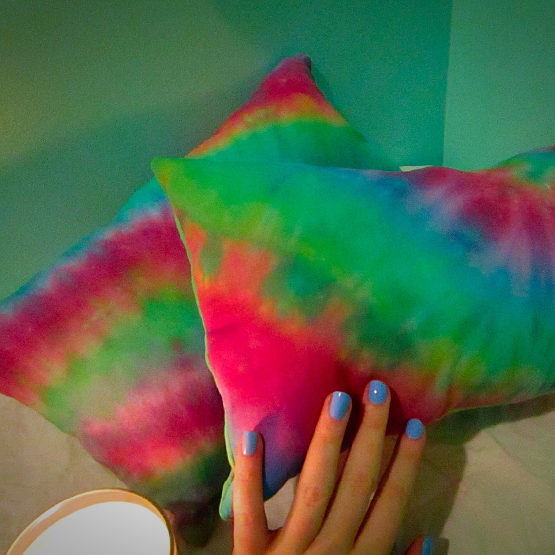 Custom Mini TieDye Pillow Etsy