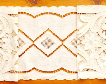 Vintage Pure len długi stół Dress Runner szalik 16 x 54 cali podłużne obrus Shaby elegancki domek ślub Christmas pomysły prezent beżowy