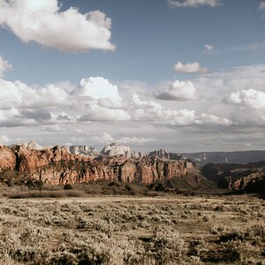 Impression numérique du parc national de Zion