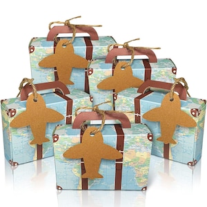 Suitcase Favor Boxes, Wedding Party Favors, Travel Favors, Destination Wedding, Travel Suitcase, Luggage, Birthday Party Favor, Travel Favor