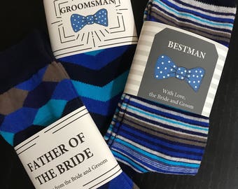 Father of the Bride and/or Father of the Groom Wedding Gift Socks