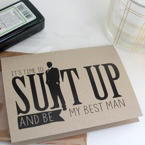 Suit et être mon meilleur homme - vous être mon meilleur homme - mon meilleur homme - carte de meilleur homme - meilleure homme proposition - homme mieux invitation-