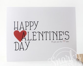 Funny Valentine Card - Valentine Card - funny valentine - valentines card - love card - funny love card - card for boyfriend - card for him