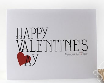 Valentine Card - Funny valentine card - Love card - Funny valentine - funny card - valentine's day card - funny love card - adult humor