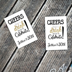 Gratuit de boisson billet - boisson personnalisée - partie imprimable - Birthday Party Decoration - Tickets boisson imprimable - boisson bricolage billets