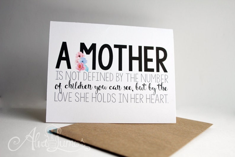 Definition of Mother Mothers Day Card Mother's Day - Etsy