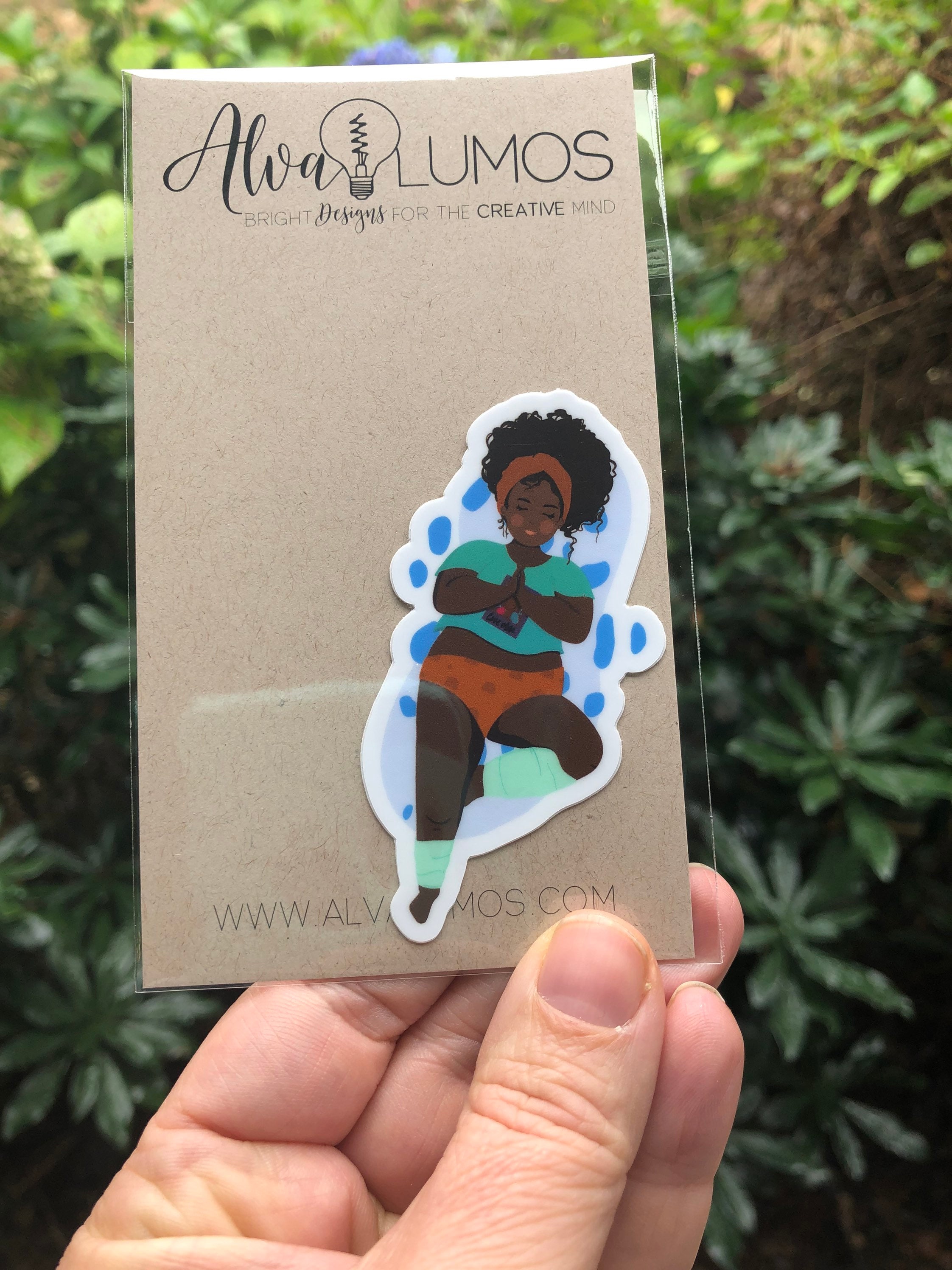 Body Positivity Yoga Fitness Vinyl Sticker - Etsy
